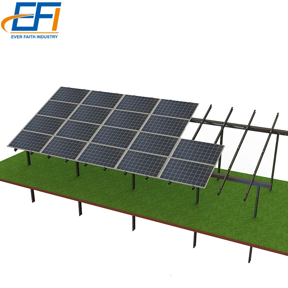 Solar Panel N Ground PV Mounting Racking Bracket Open Support System Guangzhou 500W