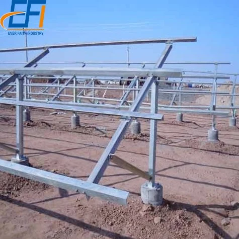 Solar Panel N Ground PV Mounting Racking Bracket Open Support System Guangzhou 500W