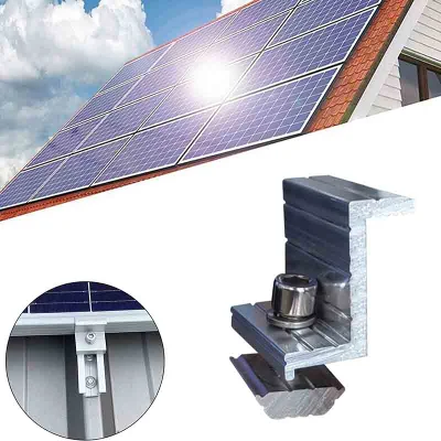 Sistemas de painéis de telhado Telha montada com lastro Atacado Montagem fotovoltaica Suporte para garagem Rooftop Energy Poste doméstico Sistema de montagem solar