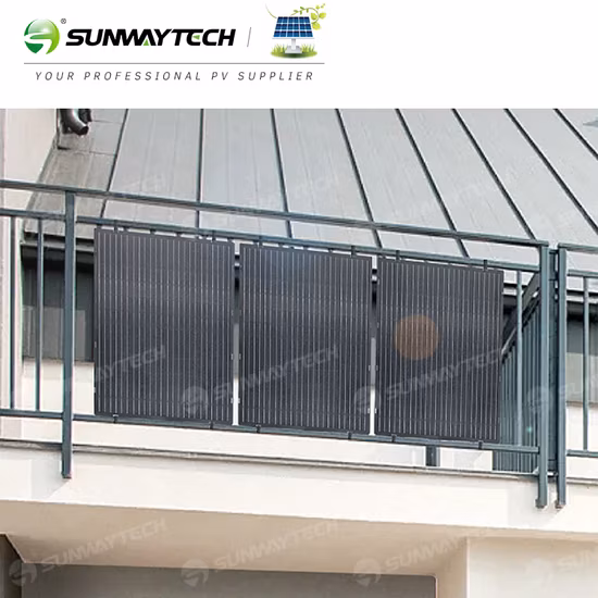 Easy Solar Kit Suportes de montagem de painel solar de varanda universal Corrimão de chão Instalação de parede para sistema de montagem solar