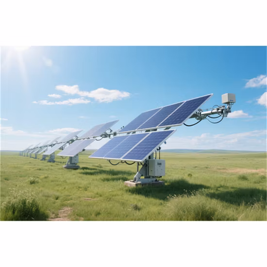 Sistema de rastreamento solar fotovoltaico de eixo duplo Rastreador inteligente de 2,5kw Gerador de energia solar silencioso fora da grade Suporte wi-fi sem fio Rastreador fotovoltaico totalmente automático
